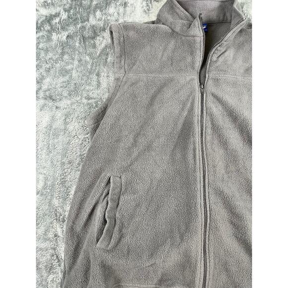 Hagan's Arctic Bear Fleece Vest Men's XX Large Gray Full Zip Polyester Vintage - Picture 5 of 9